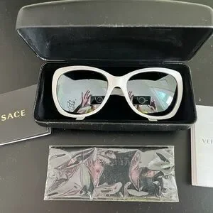 Versace | Accessories | Versace White Designer Sunglasses  display picture 1